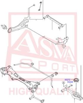 ASVA 1225-EDR1 - Braccio oscillante, Sospensione ruota autozon.pro