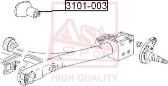 ASVA 3101-003 - Supporto, Braccio oscillante autozon.pro