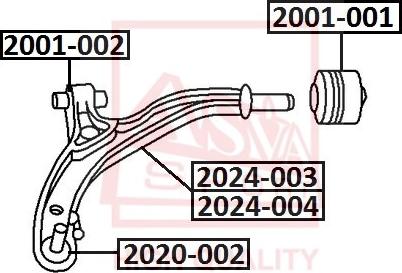 ASVA 2020-002 - Giunto di supporto / guida autozon.pro