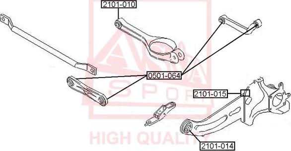 ASVA 2101-010 - Supporto, Braccio oscillante autozon.pro