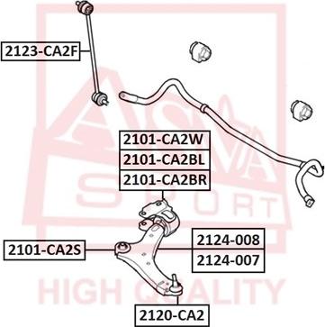 ASVA 2101-CA2BR - Supporto, Braccio oscillante autozon.pro