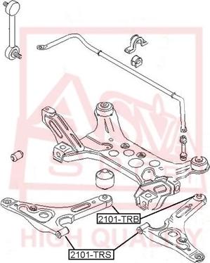 ASVA 2101-TRS - Supporto, Braccio oscillante autozon.pro