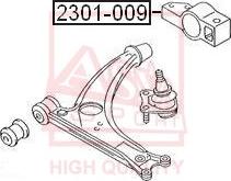 ASVA 2301-009 - Supporto, Braccio oscillante autozon.pro