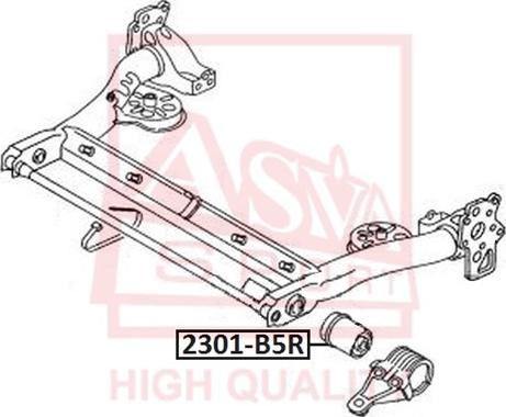 ASVA 2301-B5R - Supporto, Braccio oscillante autozon.pro