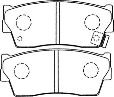 ASVA AKD-9298 - Kit pastiglie freno, Freno a disco autozon.pro