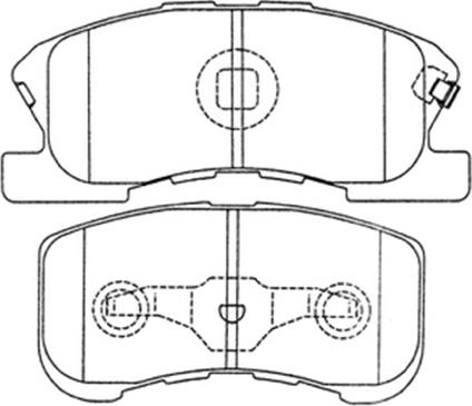 ASVA AKD-6427 - Kit pastiglie freno, Freno a disco autozon.pro