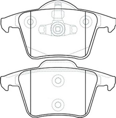 HELLA T1394 - Kit pastiglie freno, Freno a disco autozon.pro