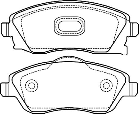 ASVA AKD-0361 - Kit pastiglie freno, Freno a disco autozon.pro