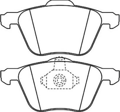 ACDelco AC601781D - Kit pastiglie freno, Freno a disco autozon.pro