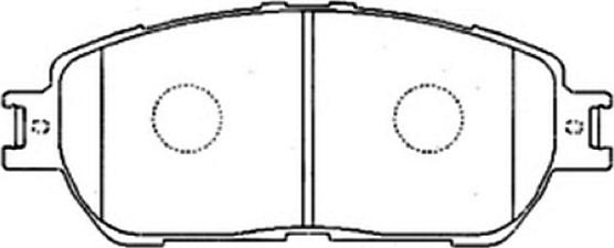 ASVA AKD-1480 - Kit pastiglie freno, Freno a disco autozon.pro