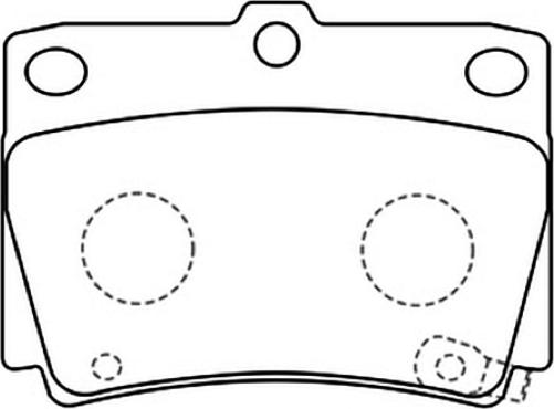 ASVA AKD-1197 - Kit pastiglie freno, Freno a disco autozon.pro