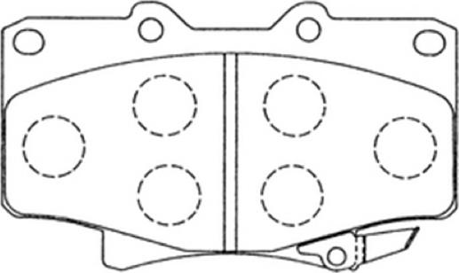 ASVA AKD-1142 - Kit pastiglie freno, Freno a disco autozon.pro