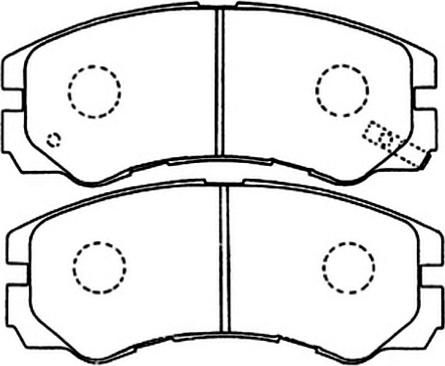 ACDelco AC058658D - Kit pastiglie freno, Freno a disco autozon.pro