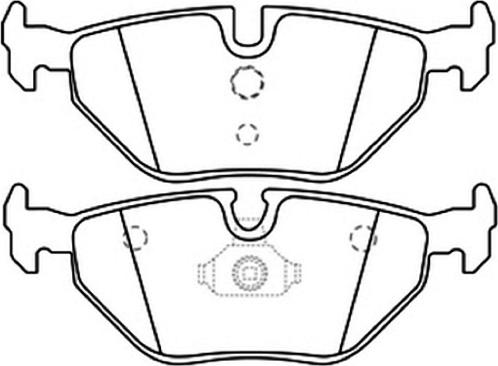 ASVA AKD-1231 - Kit pastiglie freno, Freno a disco autozon.pro