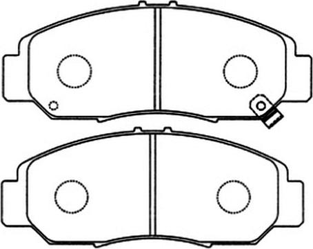 ASVA AKD-8465 - Kit pastiglie freno, Freno a disco autozon.pro