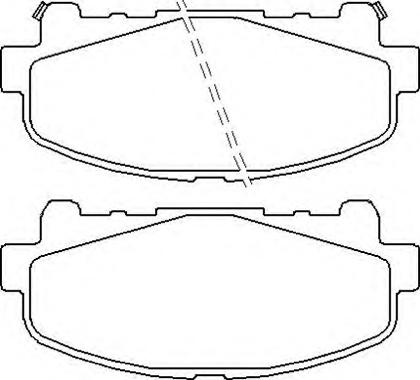 Akebono AN-8171WK - Kit pastiglie freno, Freno a disco autozon.pro