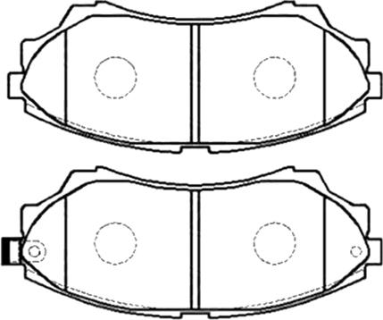 BENDIX DB1681 - Kit pastiglie freno, Freno a disco autozon.pro