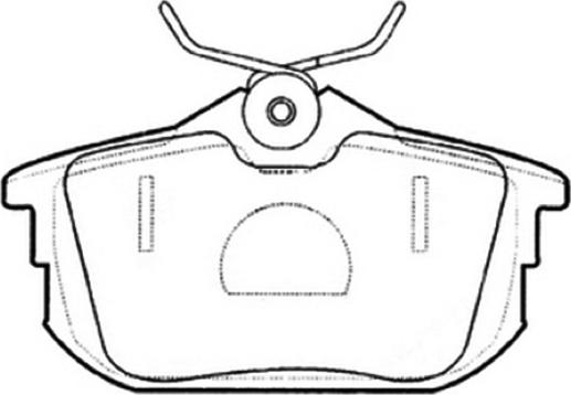 ASVA AKD-3593 - Kit pastiglie freno, Freno a disco autozon.pro