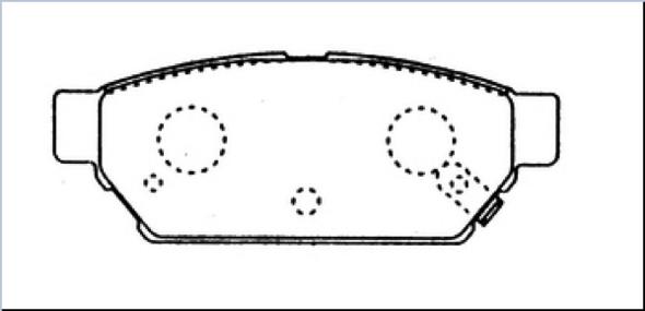 ASVA AKD-3314 - Kit pastiglie freno, Freno a disco autozon.pro