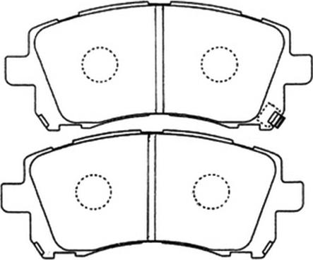 ASVA AKD-7390 - Kit pastiglie freno, Freno a disco autozon.pro