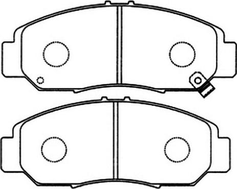 ASVA AKDC-8465 - Kit pastiglie freno, Freno a disco autozon.pro