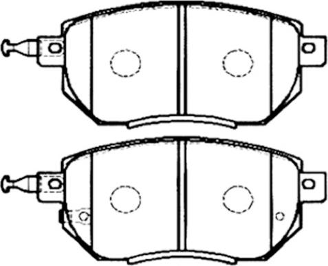 Brake Engineering PA1589 - Kit pastiglie freno, Freno a disco autozon.pro