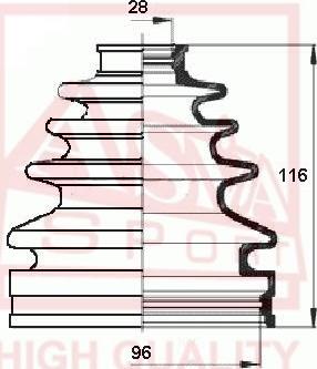 ASVA ASBT-816 - Cuffia, Semiasse autozon.pro