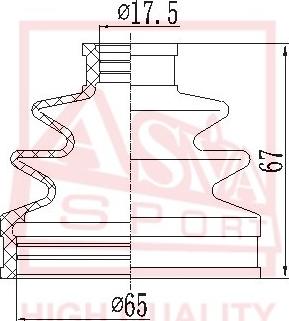 ASVA ASBT-2191 - Cuffia, Semiasse autozon.pro