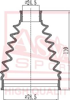 ASVA ASBT-AVRT27 - Cuffia, Semiasse autozon.pro