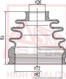 ASVA ASBT-INCW5 - Cuffia, Semiasse autozon.pro