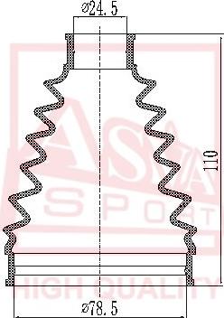 ASVA ASBT-TD1 - Cuffia, Semiasse autozon.pro