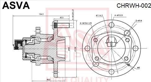 ASVA CHRWH-002 - Mozzo ruota autozon.pro