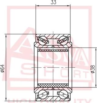 ASVA DAC38640036-33 - Cuscinetto ruota autozon.pro