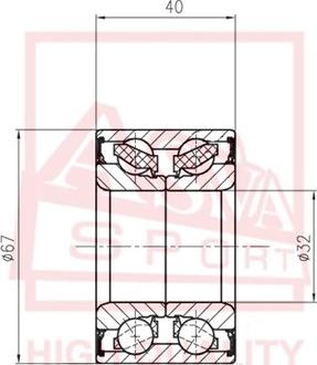 ASVA DAC32670040 - Cuscinetto ruota autozon.pro