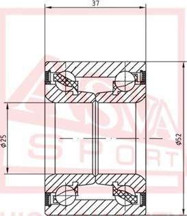 ASVA DAC25520037 - Cuscinetto ruota autozon.pro