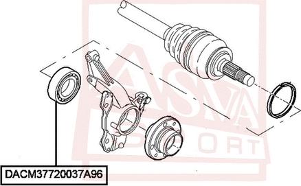 ASVA DACM37720037A96 - Cuscinetto ruota autozon.pro