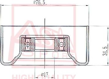 ASVA HNBP-006 - Rullo tenditore, Cinghia trapezoidale autozon.pro