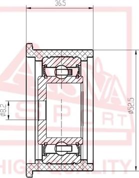 ASVA MTBP-025 - Rullo tenditore, Cinghia trapezoidale autozon.pro