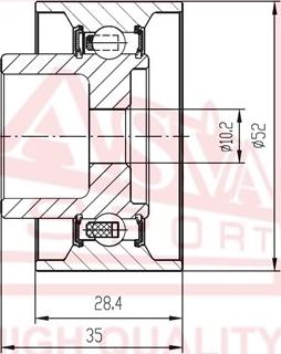 ASVA MZBP-012 - Rullo tenditore, Cinghia trapezoidale autozon.pro