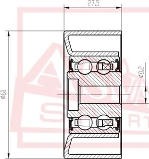 ASVA OPBP-001 - Rullo tenditore, Cinghia trapezoidale autozon.pro