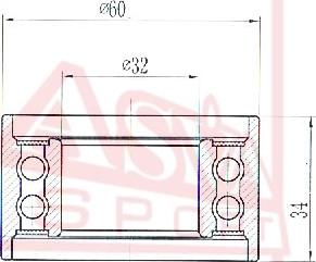 ASVA SBBP-004 - Rullo tenditore, Cinghia trapezoidale autozon.pro