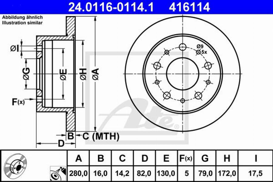 ATE 416114 - Discofreno autozon.pro