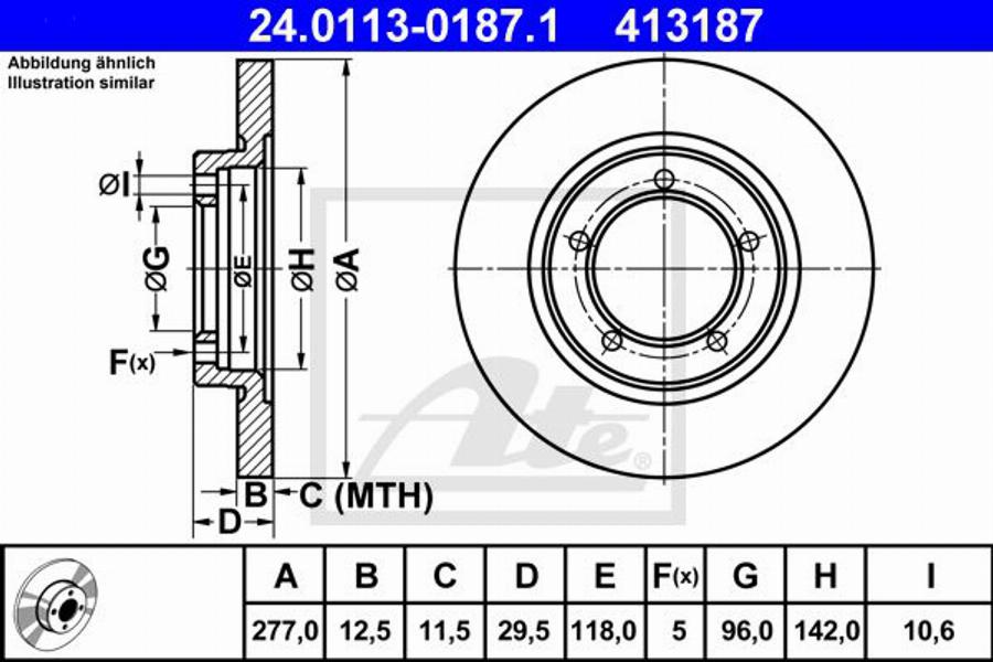 ATE 413187 - Discofreno autozon.pro