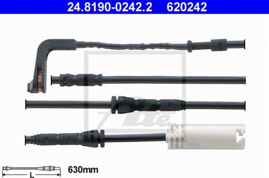 ATE 620242 - Contatto segnalazione, Usura past. freno / mat. d'attrito autozon.pro