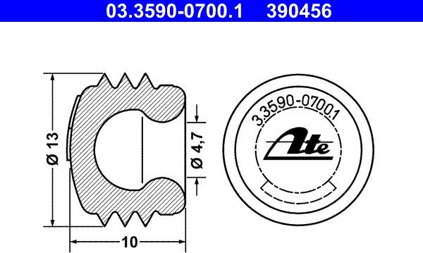 ATE 03.3590-0700.1 - Cappa di chiusura / protezione autozon.pro