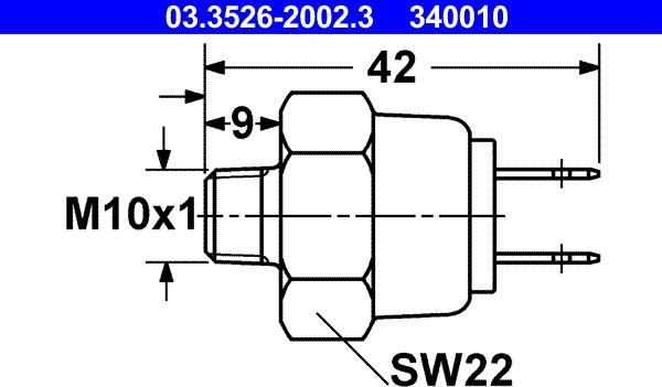 ATE 03.3526-2002.3 - Interruttore luce freno autozon.pro