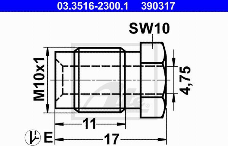 ATE 11.9571-9954.2 - Pinza freno autozon.pro