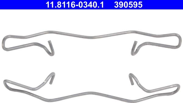 ATE 11.8116-0340.1 - Molla, Pinza freno autozon.pro