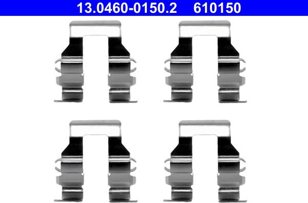 ATE 13.0460-0150.2 - Kit accessori, Pastiglia freno autozon.pro