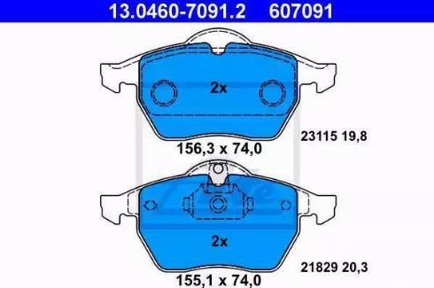 Alpha Brakes HKP-PL-004 - Kit pastiglie freno, Freno a disco autozon.pro